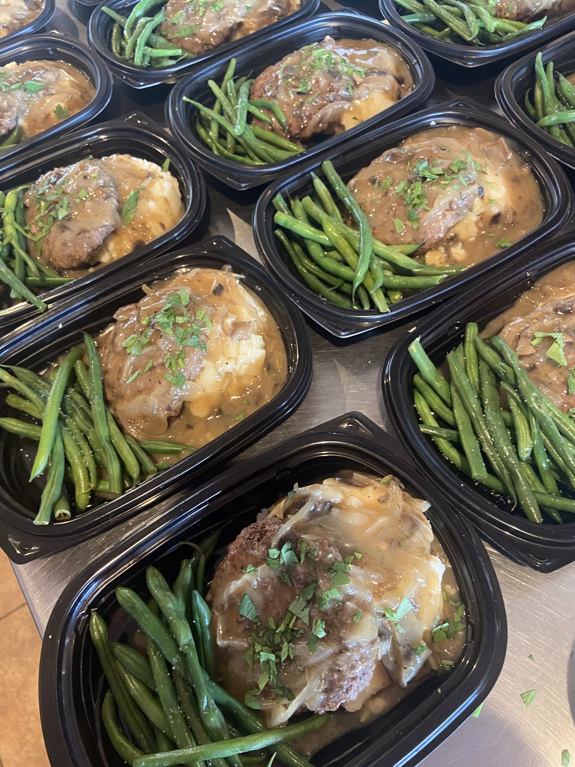 Hamburger Steak w/Diestel Turkey